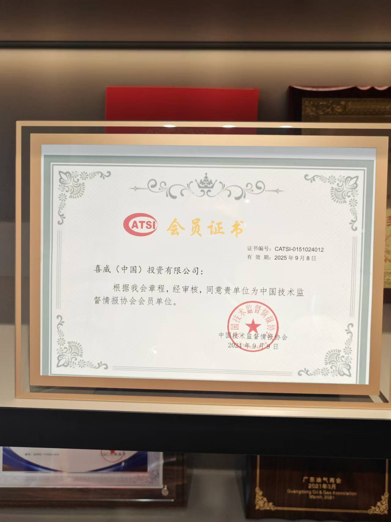 喜威_2024中國技術(shù)監(jiān)督情報協(xié)會會員單位